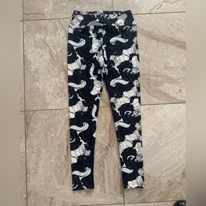 Lularoe One size the little mermaid Ursula and tentacles blue leggings no fading